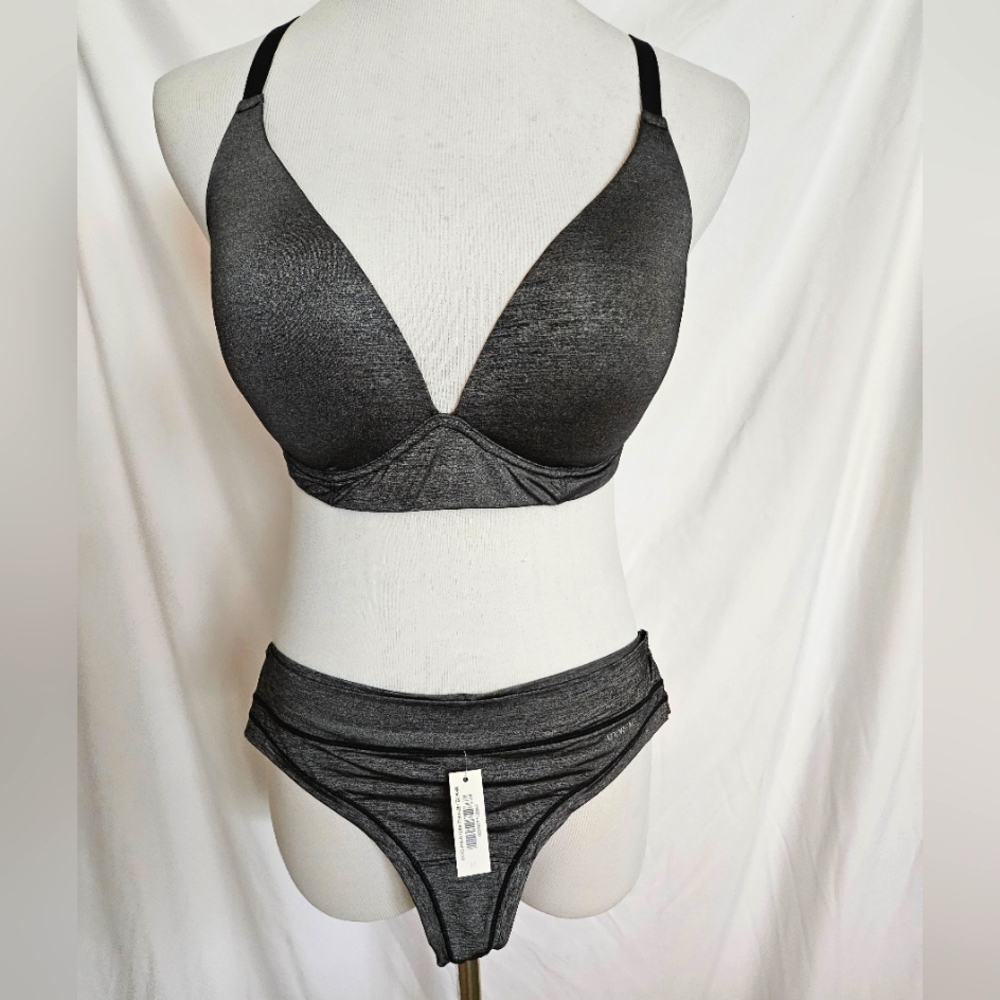Adore Me Helynn Contour Bra with Matching Thong